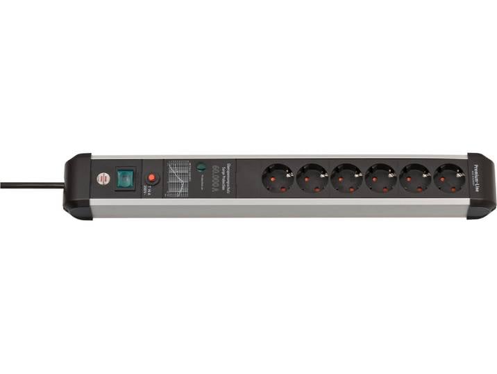 Brennenstuhl 1391010600 Brennenstuhl Steckdosenleiste Premium-Protect-Line 6x