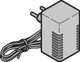 Hörmann stekkeradapter voor LED-lichtbalk (230VAC, 6VDC, 12W)
