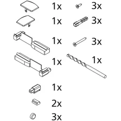 Kermi Ersatzeiltset 2532040 Seitenwand V2 TWD