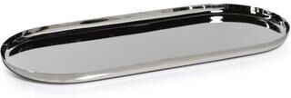 Zodax Perpignan Versatile Oblong Polished Steel Tray