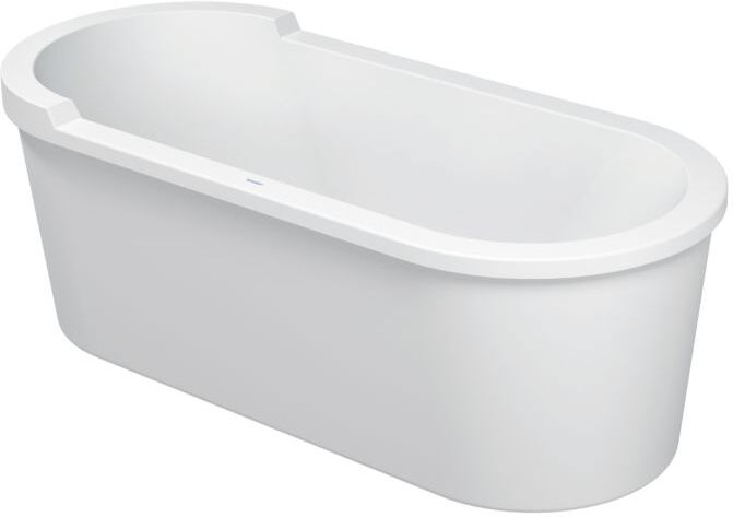Duravit Oval-Badewanne Starck, 180x80cm weiss, freistehend, mit Schürze & Gestell