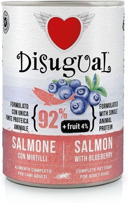 Disugual Fruit de Salmão com Mirtilos 6 uds x 400g