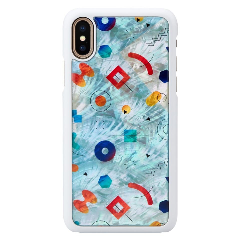 Ikins SmartPhone case iPhone XS/S poppin rock white (Apple iPhone X, Apple iPhone XS) (1000000517)
