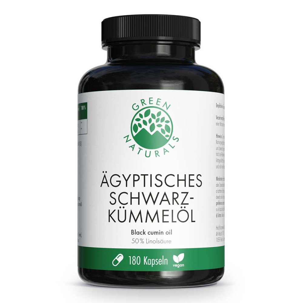 Heilpflanzenwohl GmbH Green Naturals ägyptisches Schwarzkümmelöl Kapseln 19403338
