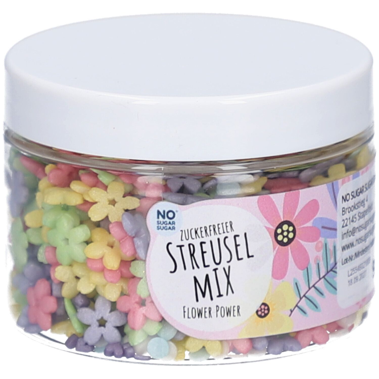 NO Sugar Streuselmix Flower Power, 90g 90 g Sonstige