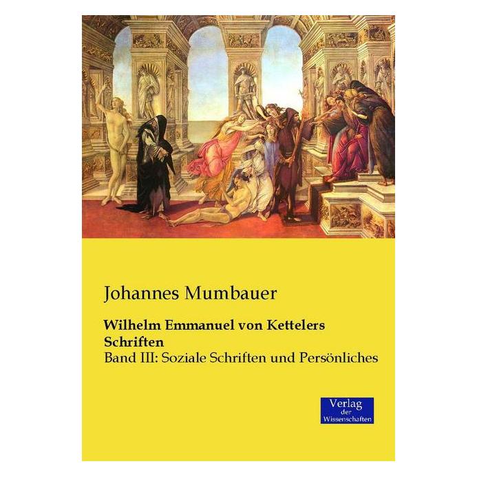 Verlag der Wissenschaften Soziale Schriften und Persönliches (Deutsch, Softcover, Johannes Mumbauer) (55592841)