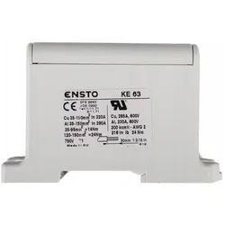 Ensto, Kabelverbindung, Gennemgangsklemme 35-150mm2 skrueterminal GRÅ ENKEL