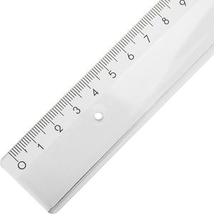Lineal 30 cm Kunststoff transparent