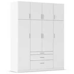 rauch ORANGE Kleiderschrank Hildesheim 181 x 229 cm Dekor Weiß