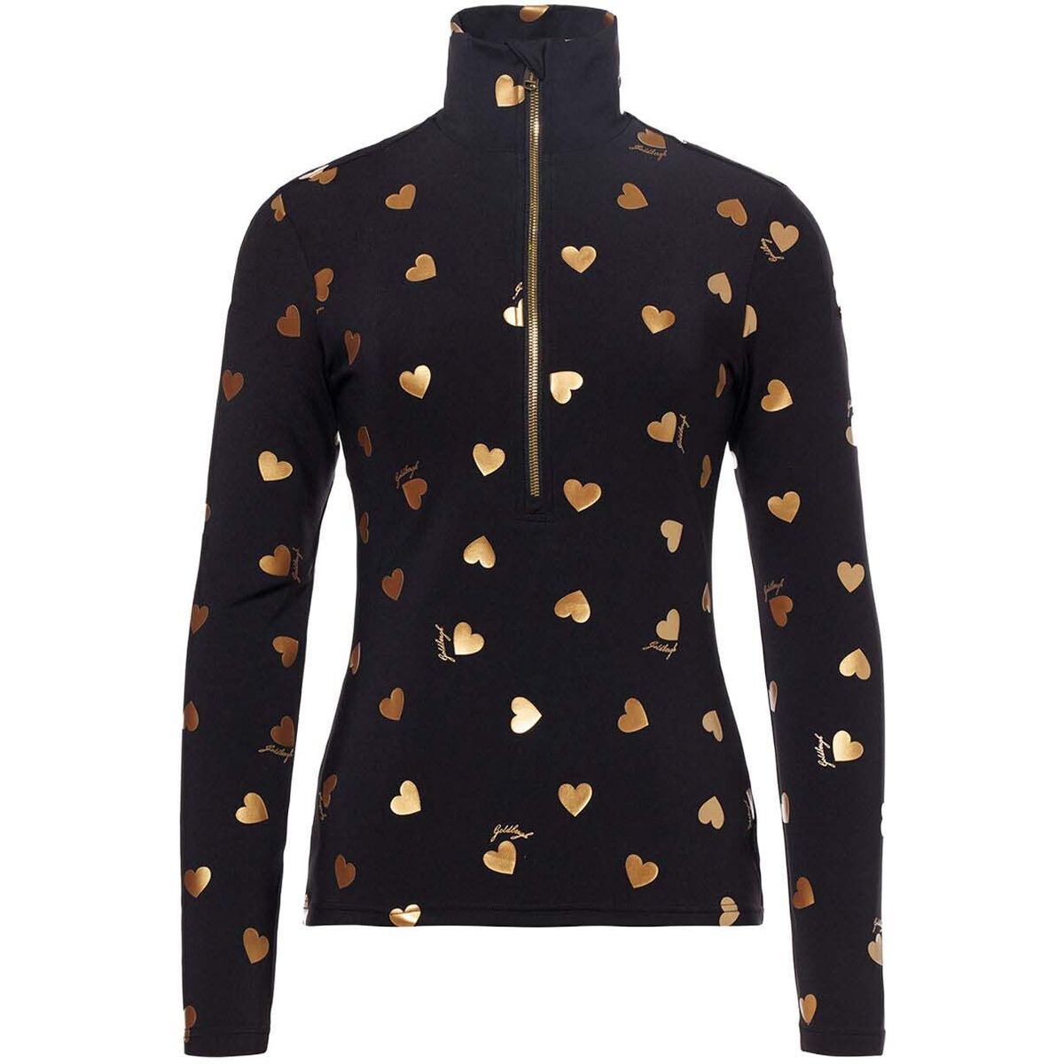 Goldbergh Aimi Ski Pully black/gold (9001) M GB32620264-9001-M