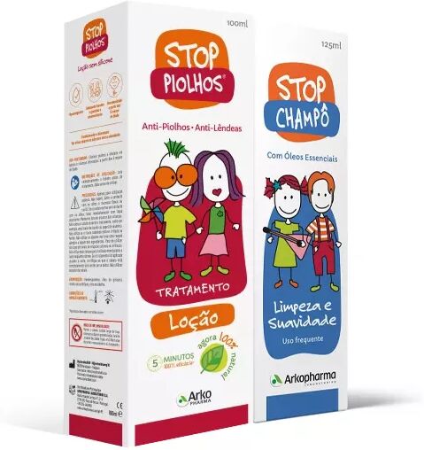 Arkopharma Stop Piolhos Loción para el tratamiento y cuidado de los piojos 100 ml + Champú 125 ml + Peine