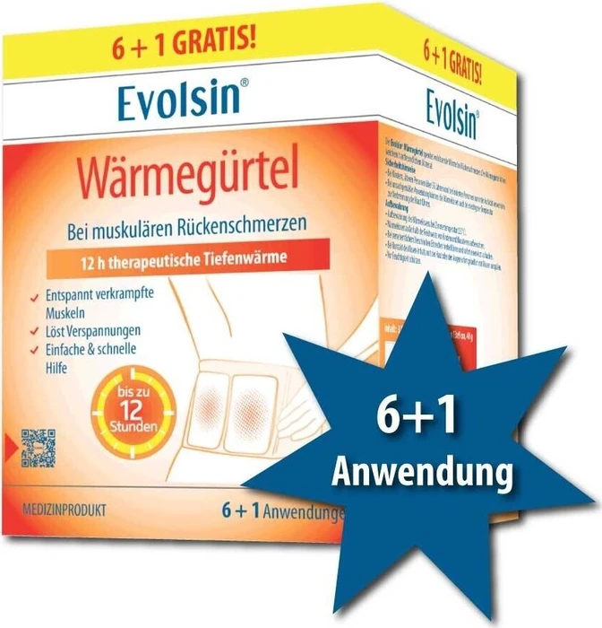 Evolsin Wärmegürtel 7 St Bandage(s)