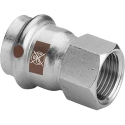 Viega Temponox Übergangsstück 811884 54 mm x Rp 2, Stahl, nicht rostend, Rp-Gewinde, SC-Contur