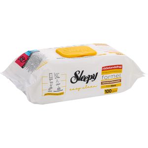 Sleepy Reinigungstücher Easy Clean XL Schmierseife, feucht, für alle Oberflächen, im Softpack, 60 Tücher