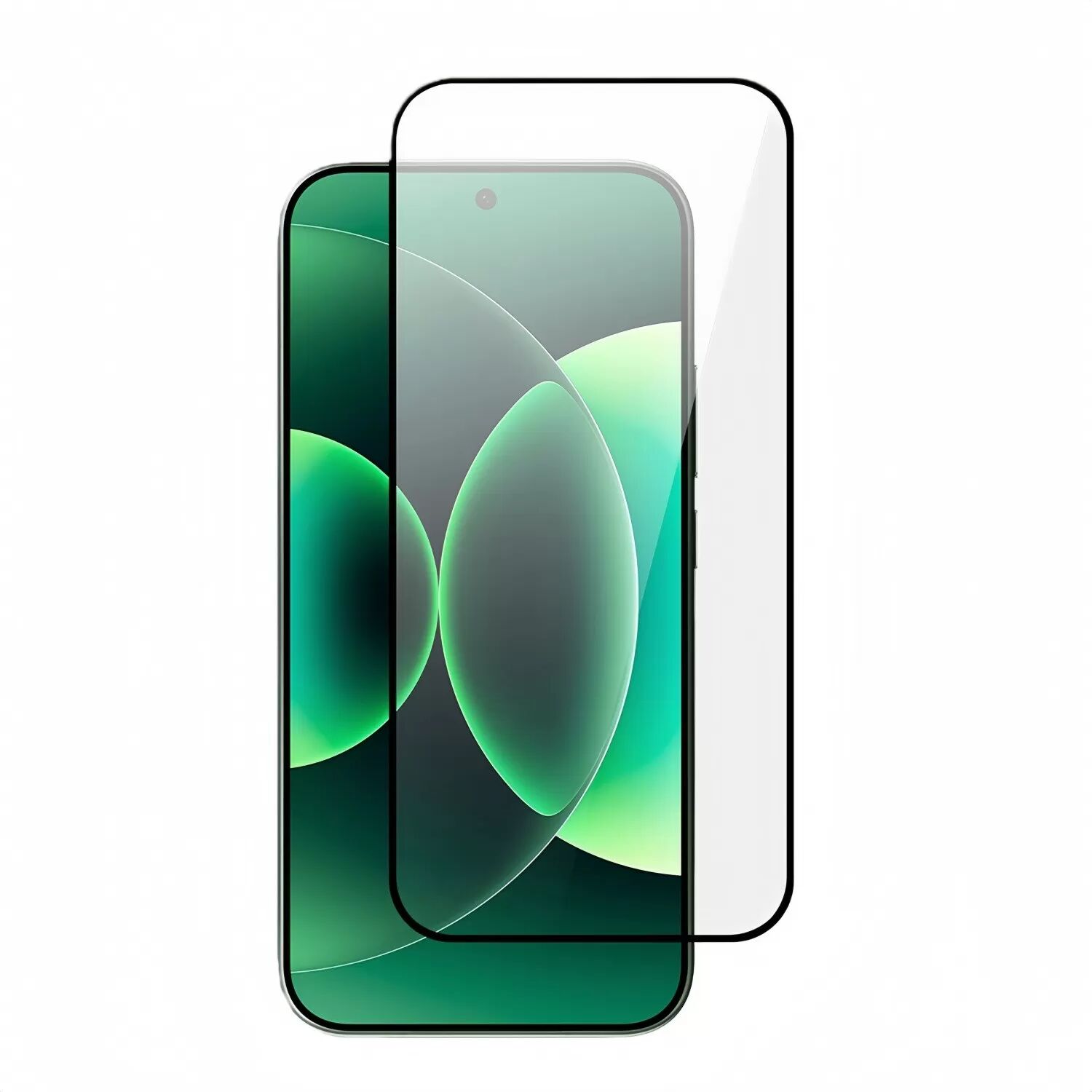 INF HD Schwarzrand Displayschutzfolie aus gehärtetem Glas mit Ultraschall-Entsperrung für Xiaomi 17 Pro