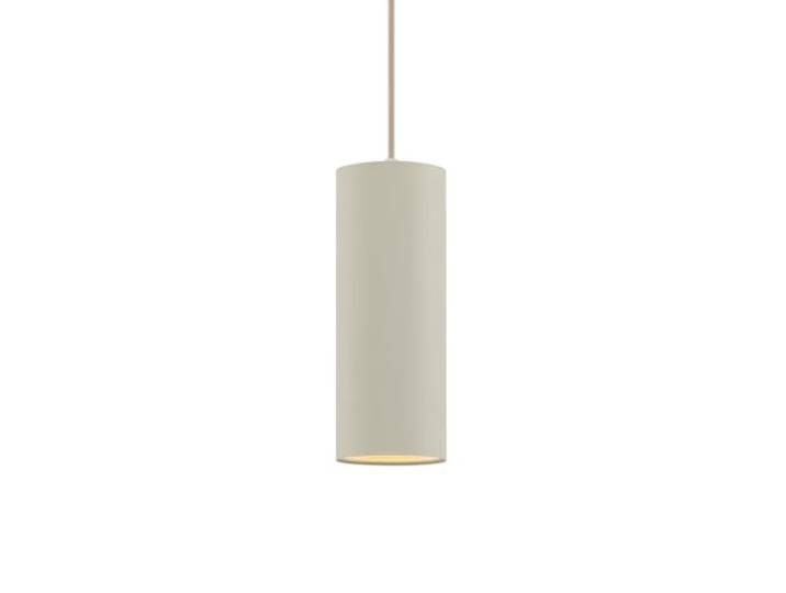 Qazqa moderne lampe suspendue suspension beige rond 10cm Tubo