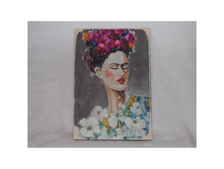 Boite de rangement - Frida Kahlo - PM - Bois - Colorée - 30x21x7cm