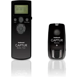 Hähnel Captur Timer Set für Canon (Angebot) (Funk, Kabel), Fernauslöser, Schwarz