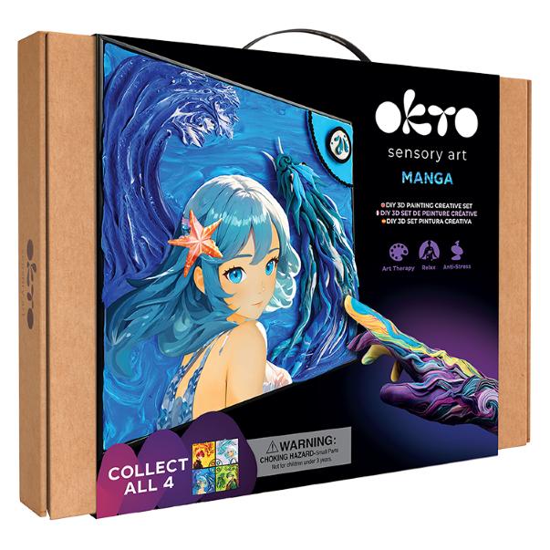 Okto Manga Water / 3D Painting with air clay (20037)