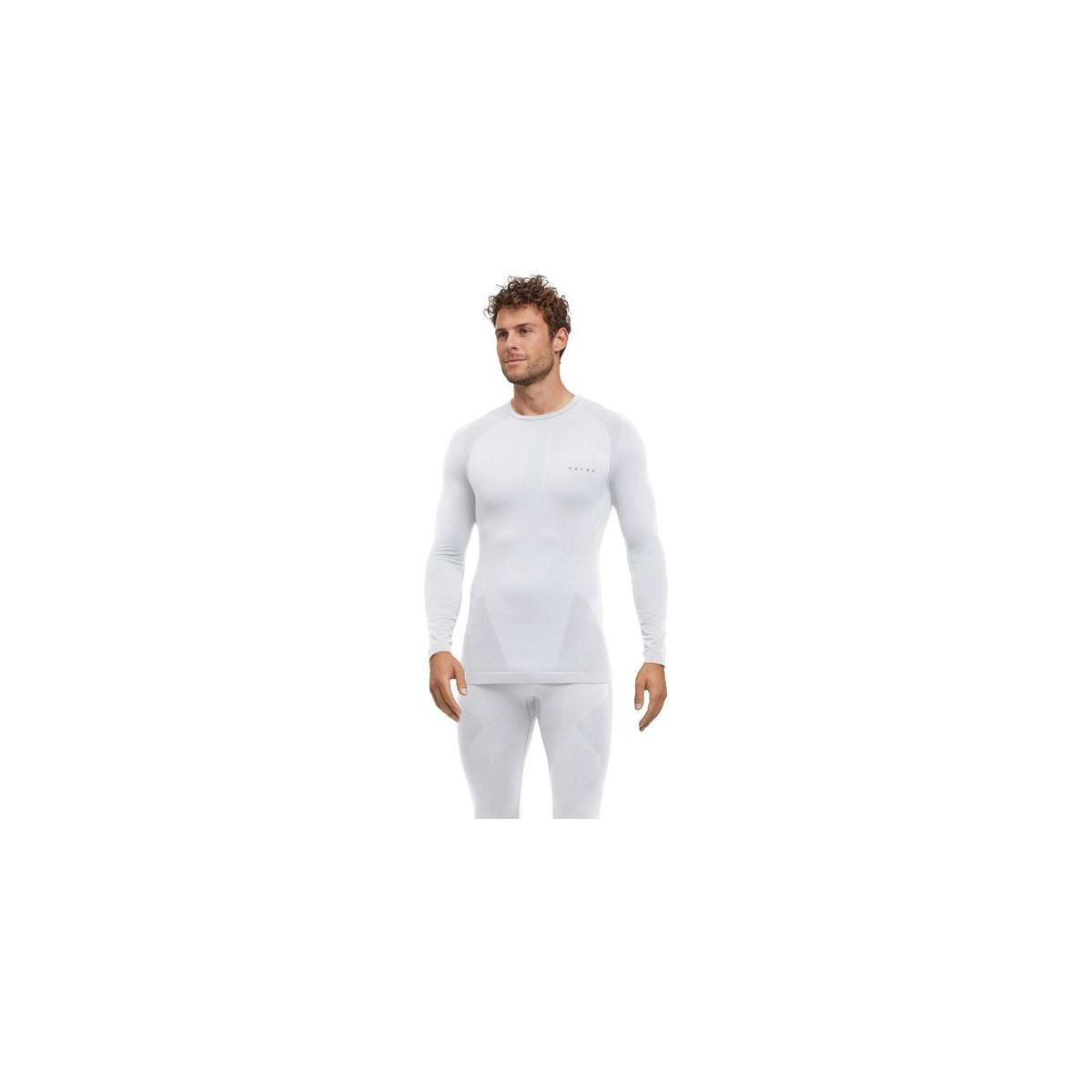 Falke Herren Langarmshirt Warm white (2860) S 39661-2860-S