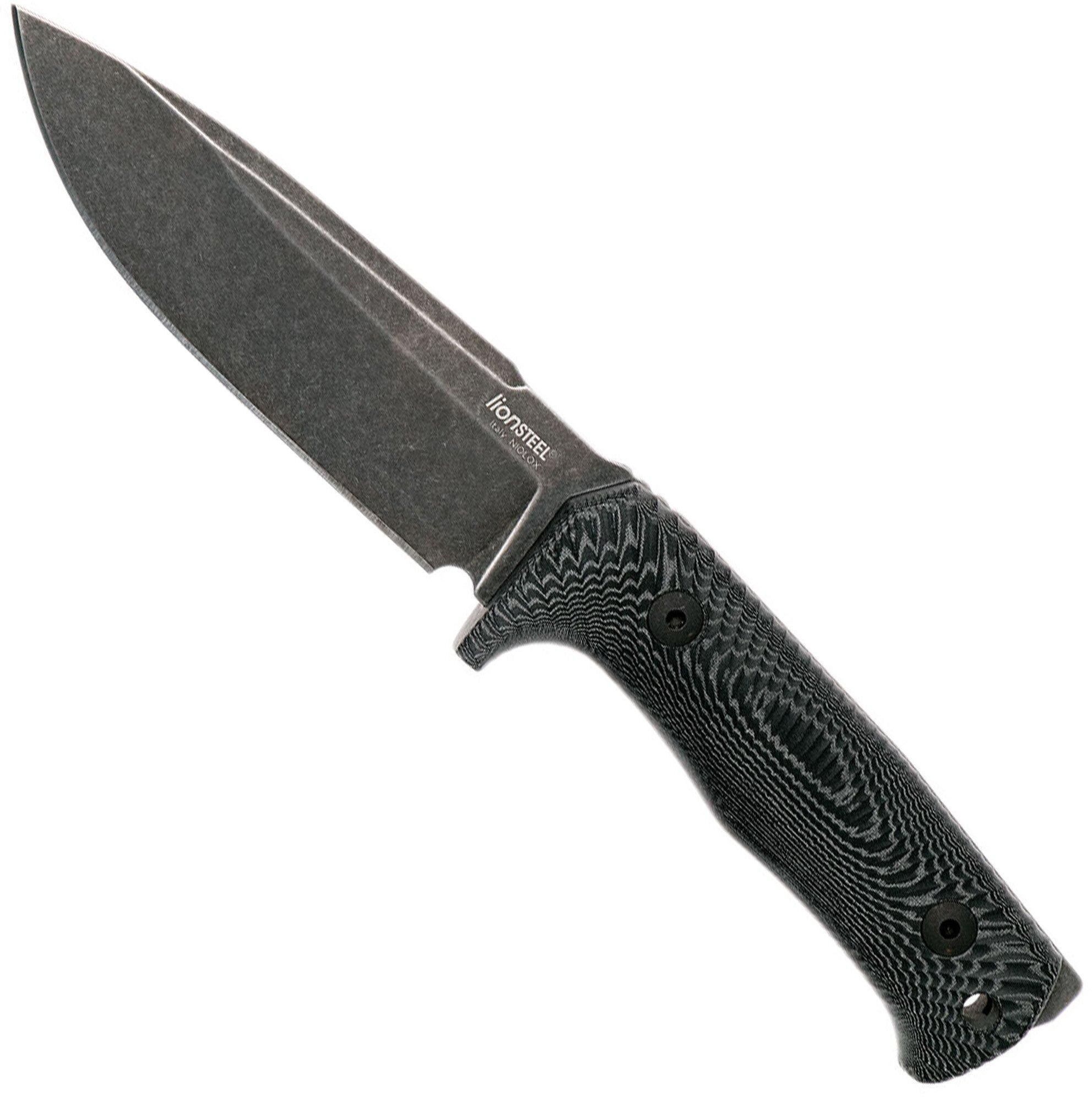 Lionsteel T5, Black coltello fisso