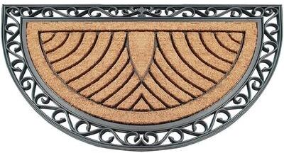"A1 Home Collections Natural Coir & Rubber Door Mat, 30""x48"", Heavy Duty Large Doormat"
