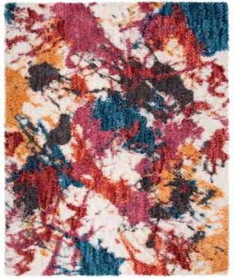 SAFAVIEH Gypsy Shag Lakeshia Abstract 2-inch Thick Rug