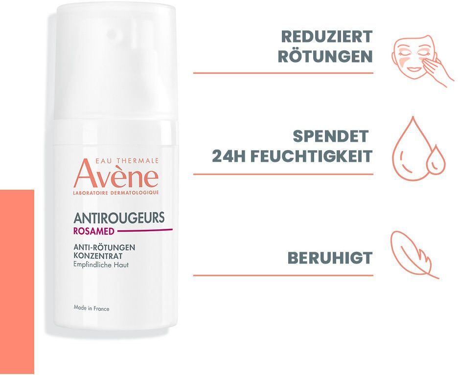 Avene Avène Antirougeurs Rosamed Konzentrat - für zu Rötungen und Rosazea neigende Haut + 30+200 ml Set