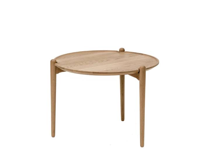 Design House Stockholm - Aria Beistelltisch high, Ø 60 x 46 cm, Eiche