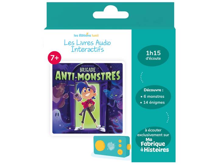 Brigade Anti-Monstres, livre audio interactif dès 7 ans pour Ma Fabrique à Histoires