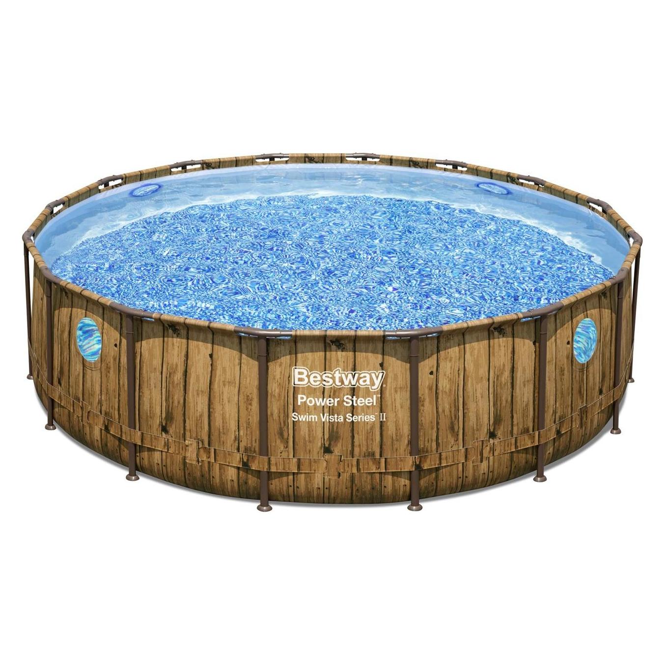 Bestway Rahmenpool Komplett-Set (488 x 122 cm) (Bestway)