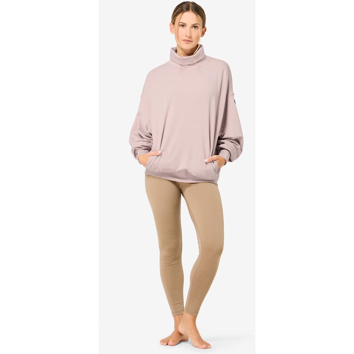 Super.Natural W Rolling Roll Neck dusty rose (68I) XS SNW02733068IXS