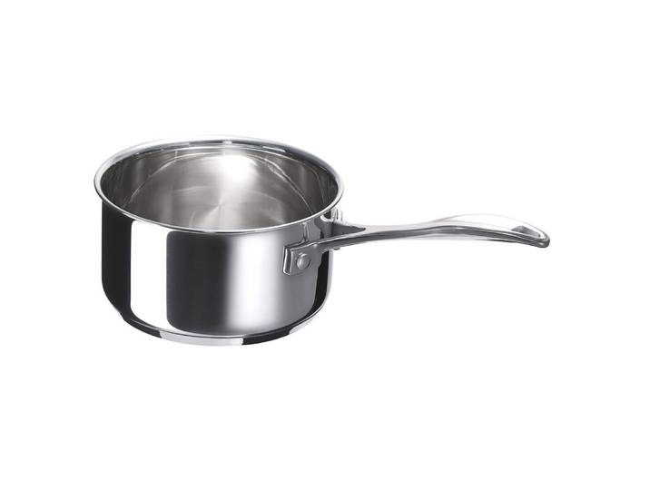 Casserole 20 cm en inox argent / métallique en acier inoxydable