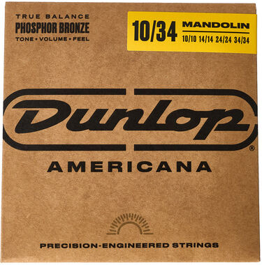Dunlop Mandolin Set PH/B 4str 10-34