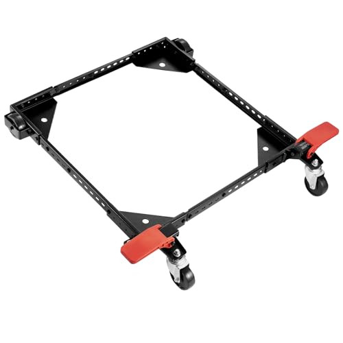 VEVOR Mobiele basis van staal in het zwart, verstelbaar voor houtbewerkingsmachines en elektrisch gereedschap