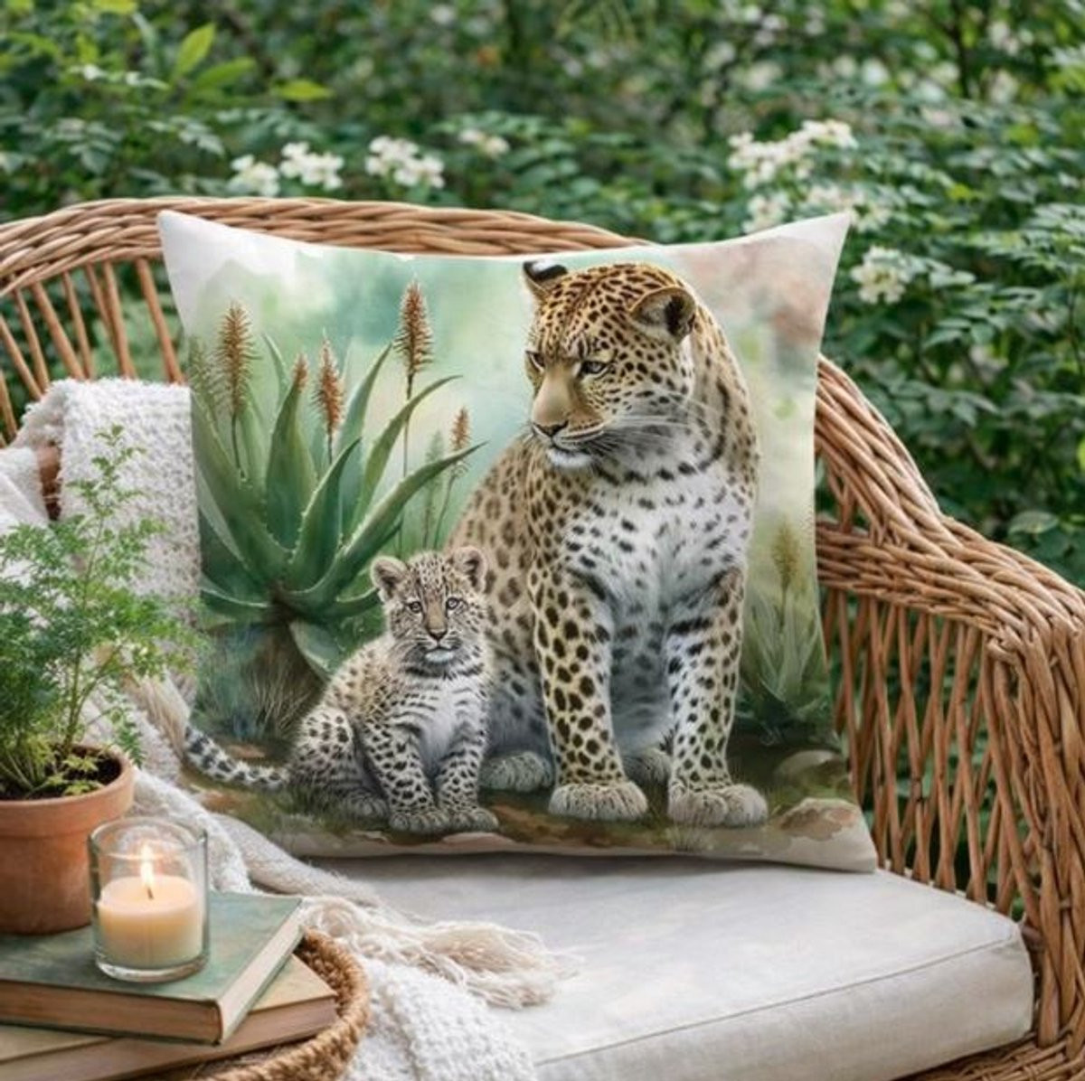 Safari Harmony Collection Kussenhoes 45 x 45 cm