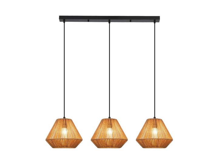 Nettlife Pendelleuchte Blitz Ⅲ 71/25/150 cm, Schwarz, Metall, E27, 25x150x71 cm, Lampen & Leuchten, Innenbeleuchtung, Hängeleuchten, Pendelleuchten