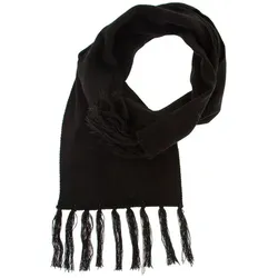 Strickschal, schwarz