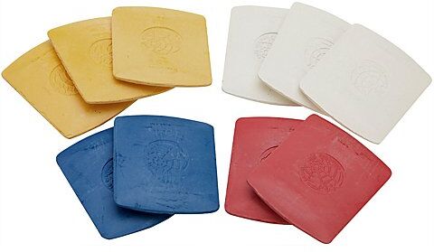 buttinette Schneiderkreide, Größe: 4 x 3,5 cm, Inhalt: 10 Stück