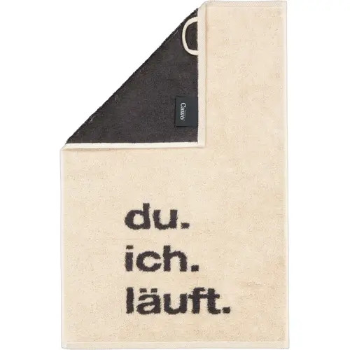 Cawo Postcard Towels Edition Handdoek 30 x 50 cm du.ich.läuft