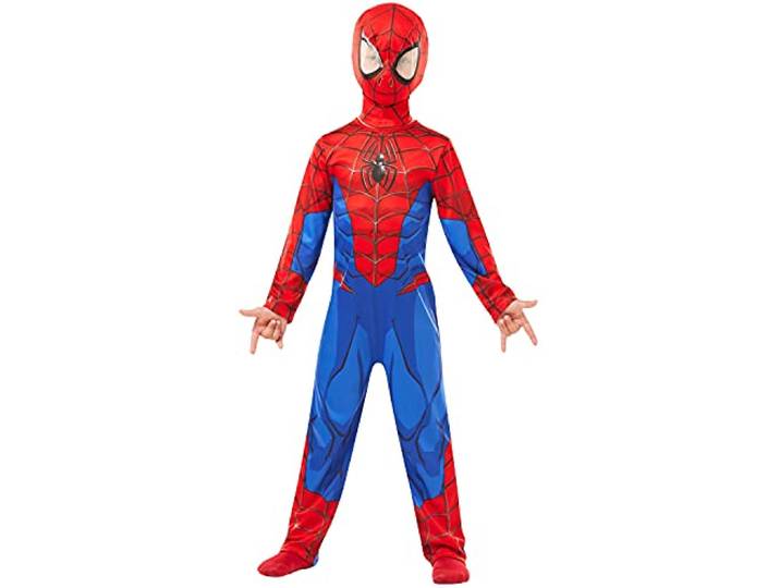 Rubie 's 640840 M Spiderman Marvel Spider-Man Classic kinderkostuum, jongens, M (5-6 jaar/116 cm)