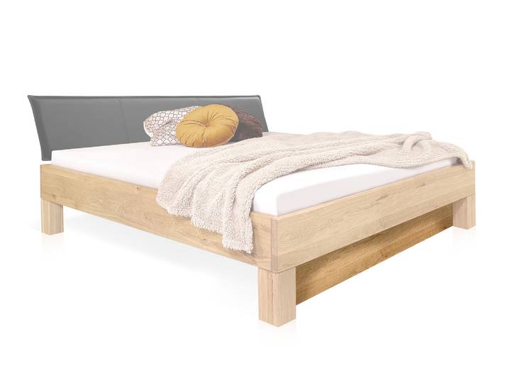 DAKONA Blende zum 4-Fuß-Bett, Material Massivholz, Wildeiche