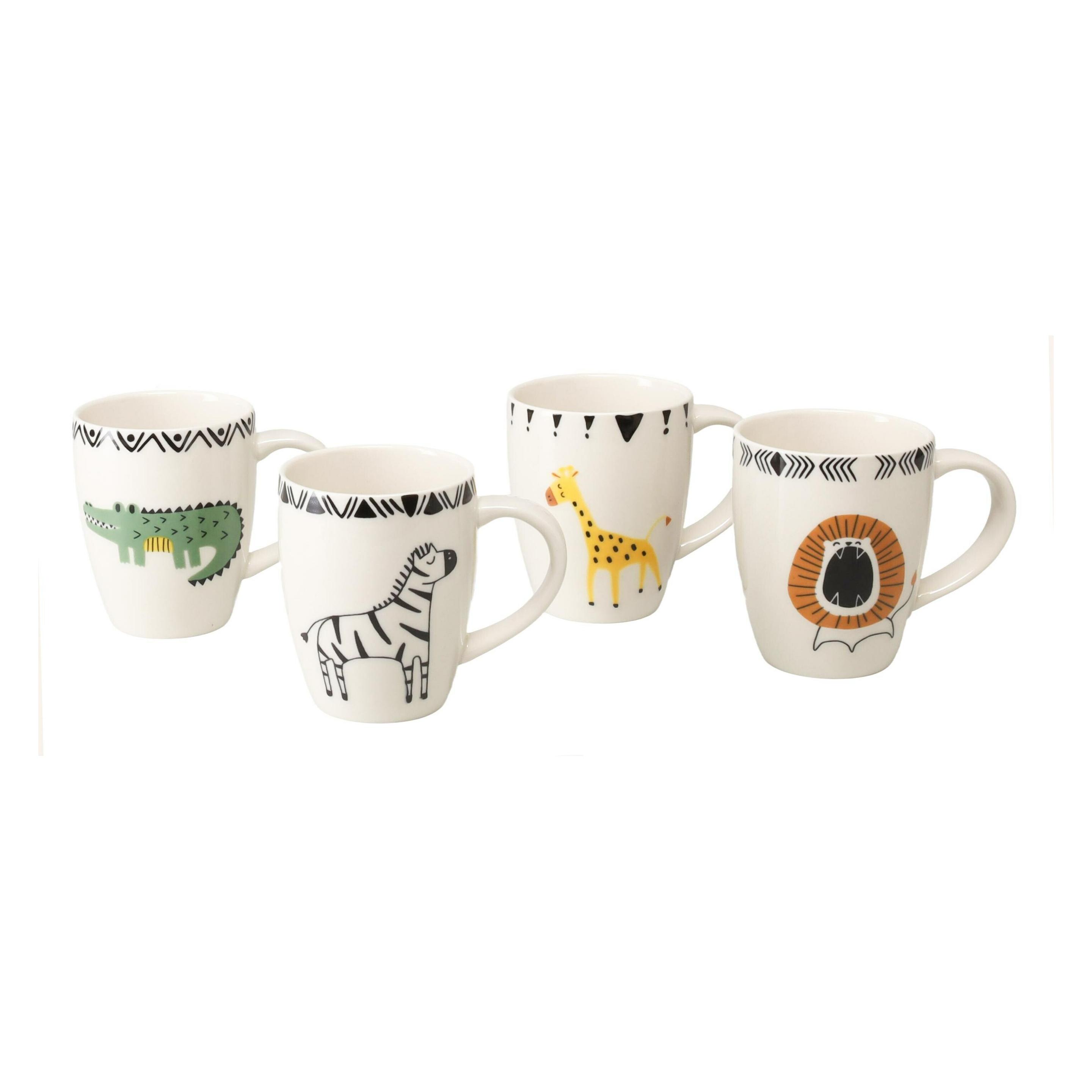 CreaTable Safari Becher 4-tlg Bunt (25050)
