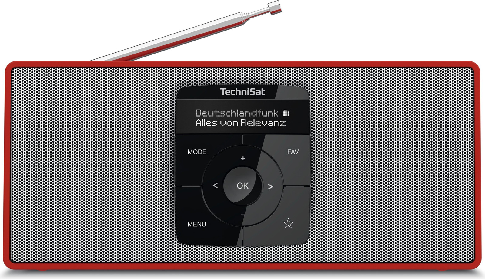 TechniSat DigitRadio 2 S, rood/zilver