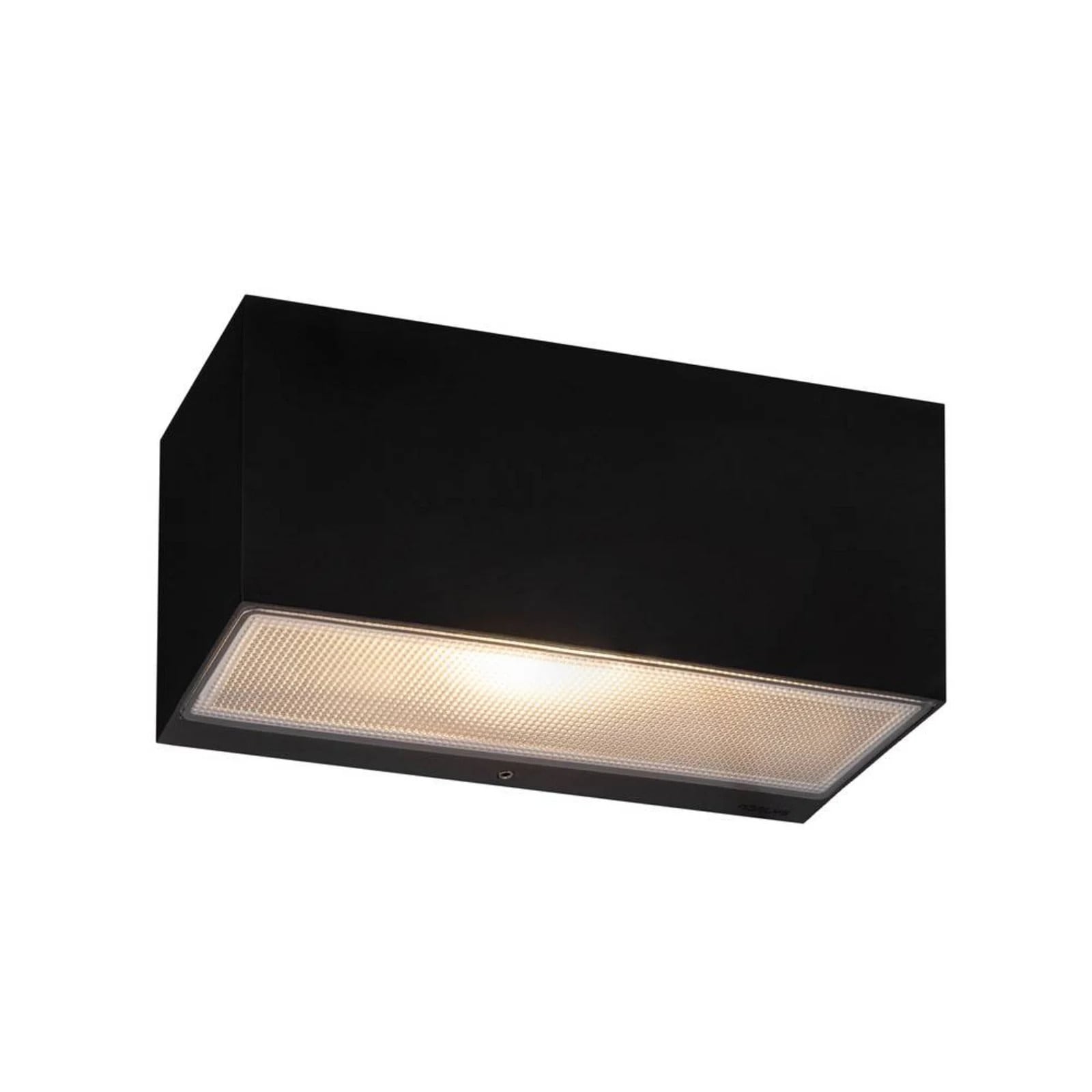 Norlys Asker Big Down LED Buiten Wandlamp Zwart Aluminium