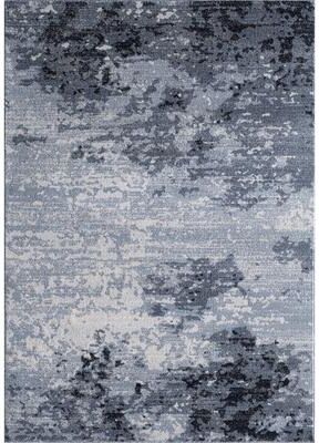 MDA Rugs Angel Collection Blue Abstract Area Rug