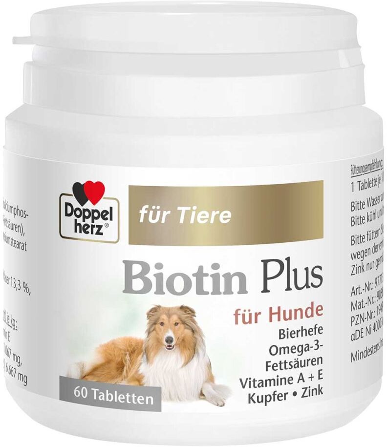 Doppelherz für Tiere Biotin Plus für Hunde