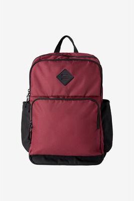 O'Neill s School Bag 28L Backpack in Burgundy, Polyester