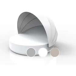 Vondom »ULM« Outdoor Daybed mit neigbarer Rückenlehne inkl. Faltdach  – erhältlich in 3 Farben