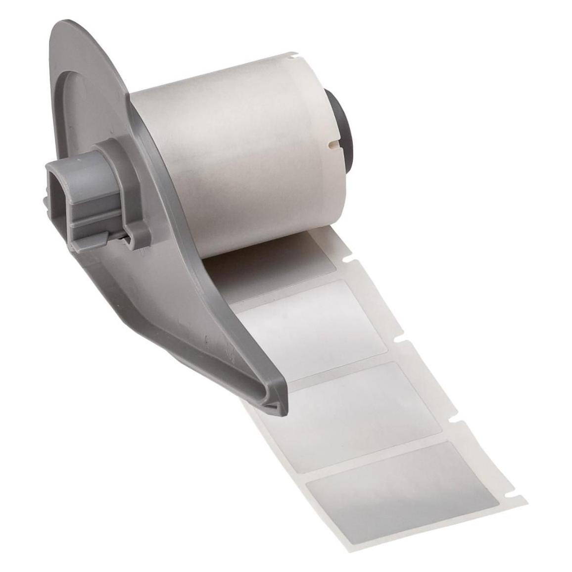 Brady M7-31-362, fälschungssicheres Vinyl, metallisiert, Silber, glänzend, 38.10 x 25.40 mm, perma (46.02 mm) (M7-31-362)